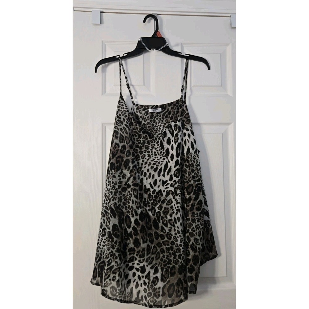 Zeagoo Womans Cami Leopard Plus Size 2XL Black, Brown, Beige